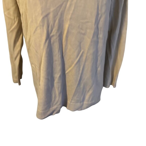 Linea by Louis Dell' Olio tan top with lace back size Small - Picture 5 of 7